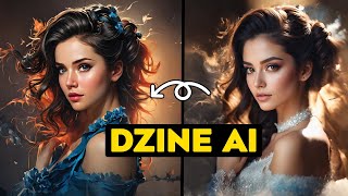 Dzine AI Tutorial: Text to Image & Image to Image AI Tool | AI Image Editor