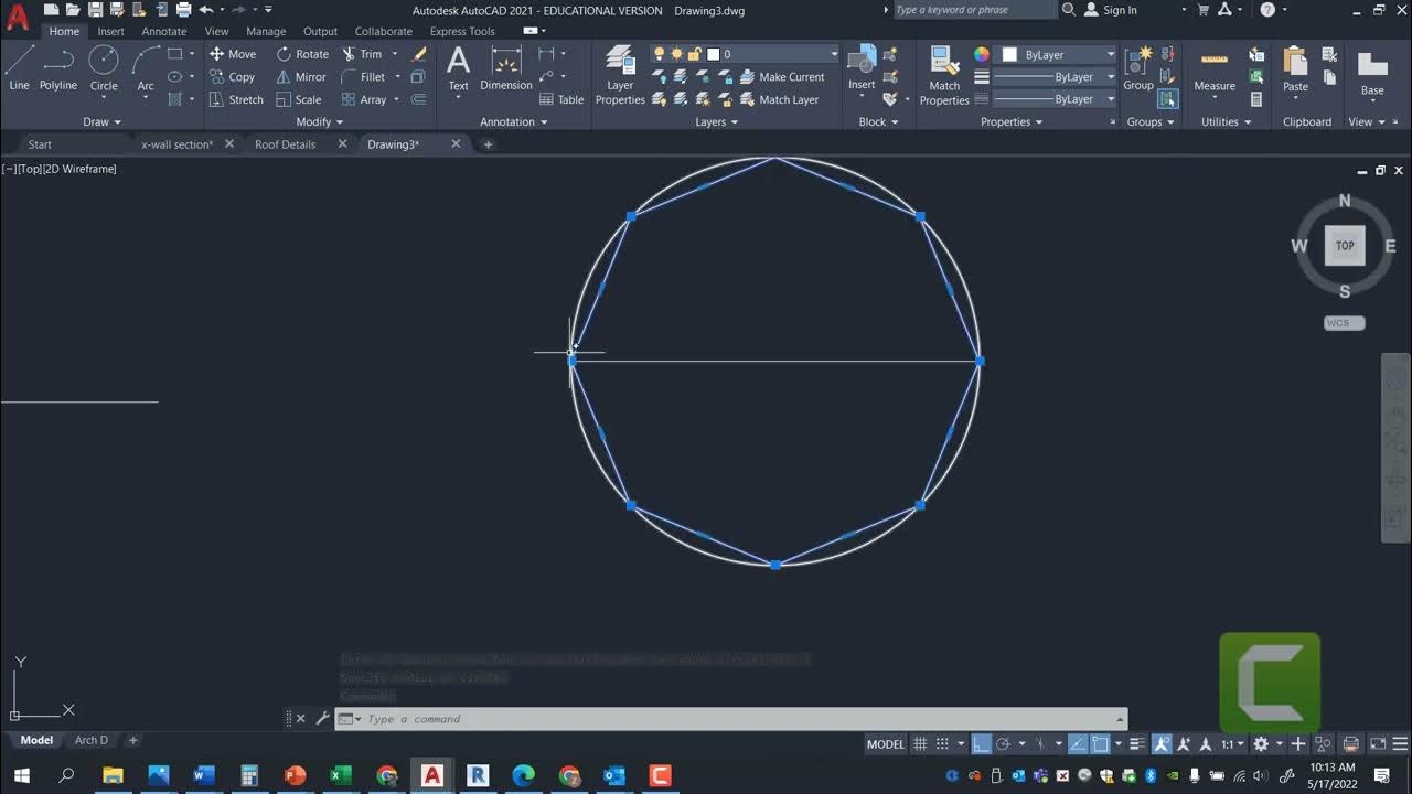 AutoCAD Drawing tools (US Imperial) YouTube