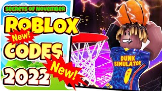 NEW CODES [DARK MODE 🎧] Dunking Simulator, Roblox GAME, ALL SECRET CODES, ALL WORKING CODES
