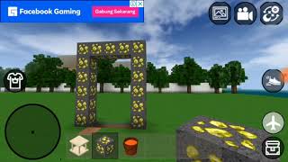 Sekarang kita main mini block craft sama cara bikin portal api screenshot 5