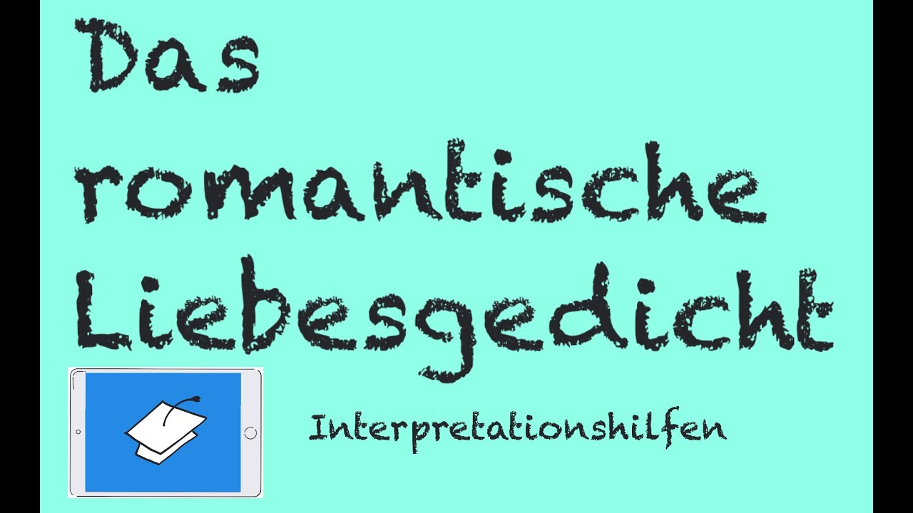 Wie interpretiere ich ein romantische Gedicht? Das zerbrochene Ringlein, Eichendorff