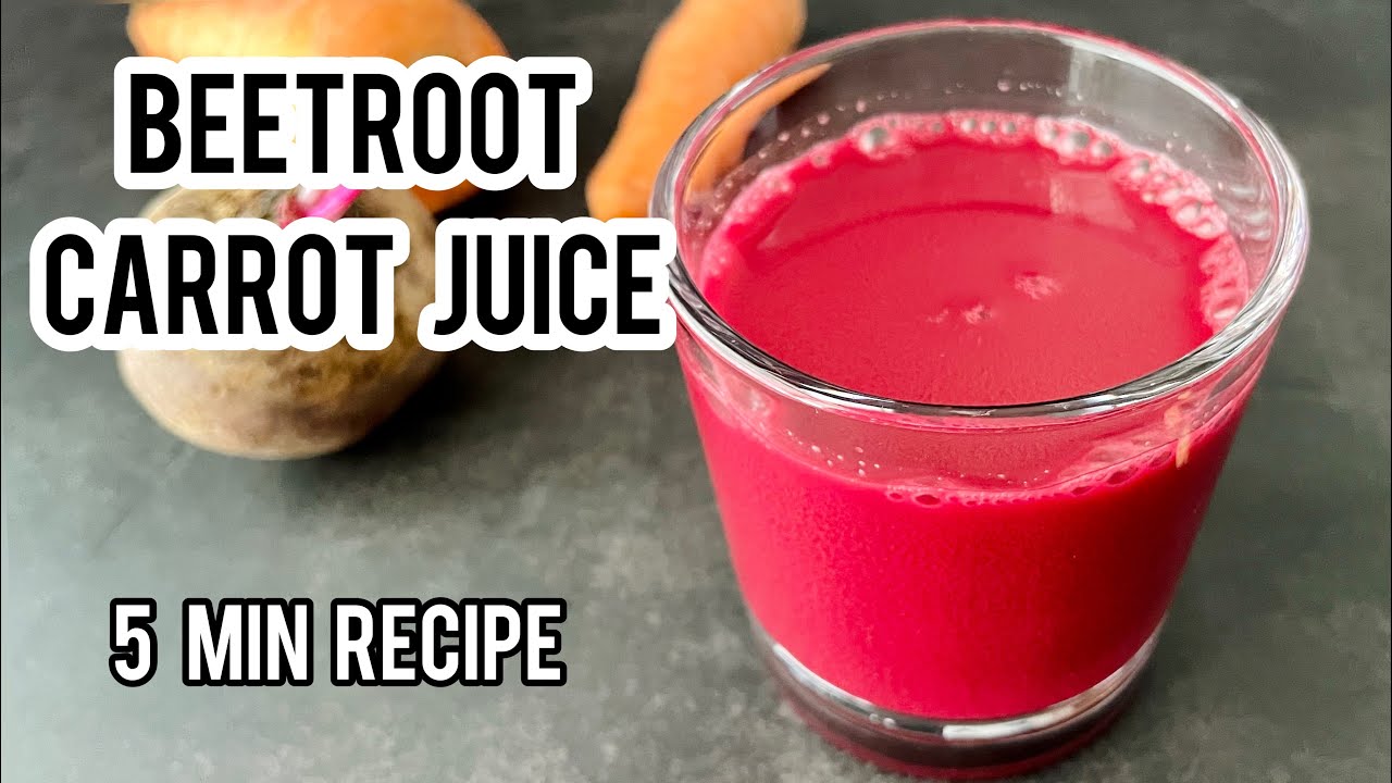 Healthy Beetroot Carrot Juice in 5 min | Madras Curry Channel