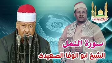 الشيخ ابو الوفا الصعيدى سورة النمل