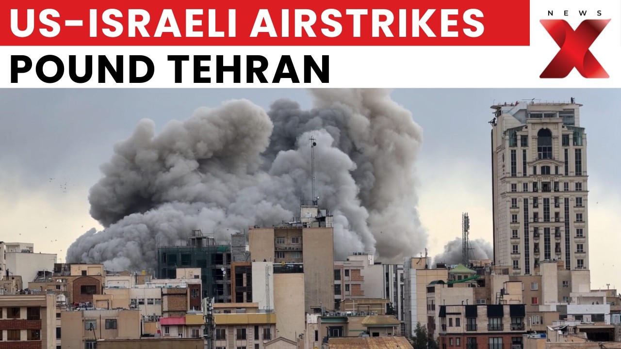 US-Iran War: US-Israeli Airstrikes Pound Tehran As Iran Strikes Back | Latest News | NewsX