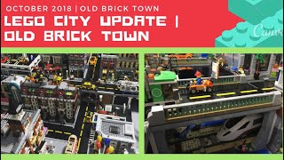 LEGO CITY UPDATE | October 2018 | Old Brick Town | New Buildings and Layout | New Canal Feature