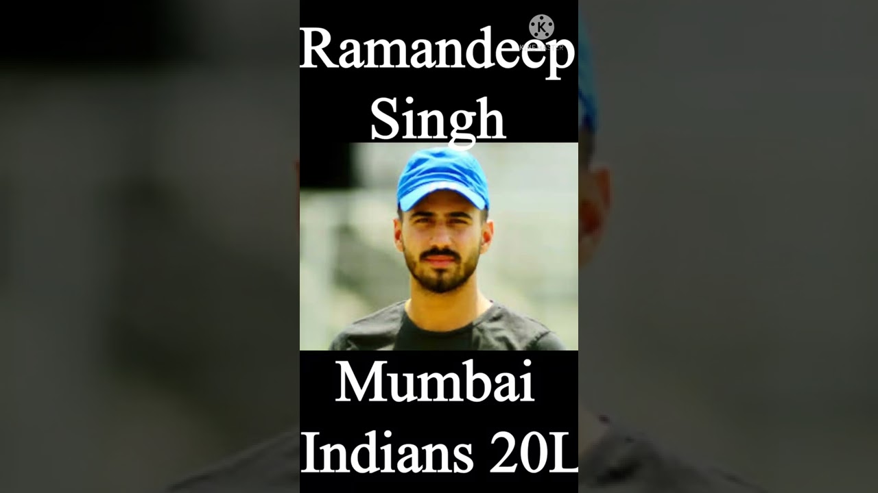 Ramandeep Singh Mumbai Indians