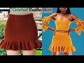How To Crochet A Ruffle Skirt / Beginner Friendly