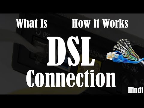 [Hindi] What is DSL Internet | How does DSL internet works | Types of Internet Connection.