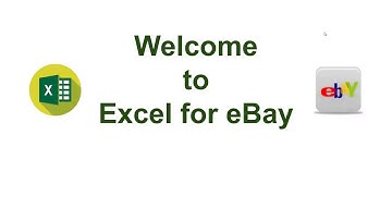 Welcome to Excel for eBay