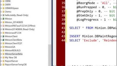 Minion Reindex: Regex Exclude