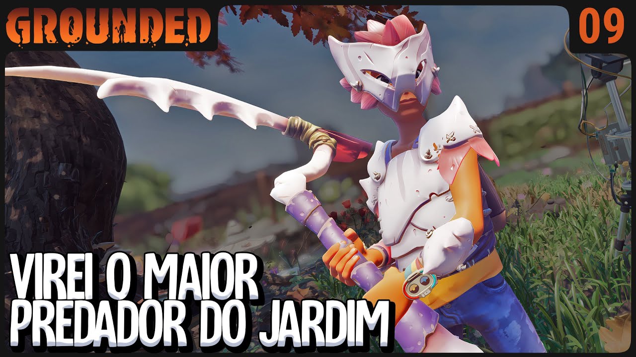 Virei o maior predador do Jardim - Armadura de Louva Deus - Grounded Coop SE04
