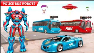 Bus Robot Car War - Transforming Robot Battle in Police Robot Car Games and Robot Transforming Games screenshot 4