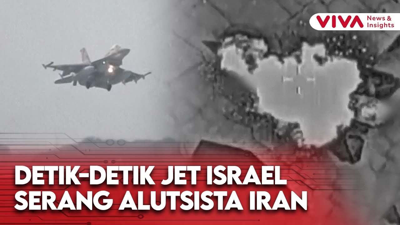 Israel Pamer Video Jet Tempurnya Hantam Alutsista Iran