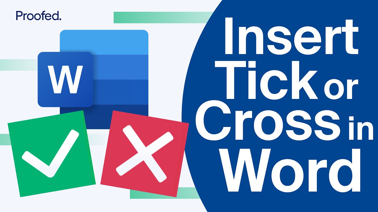 How to Insert Tick ✓ or Cross ✗ Symbol in Word / Excel [5 Ways]