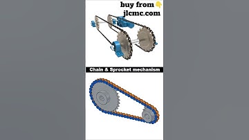 Chain and Sprocket Mechanism📌#chainsprocket#automotive#gearmechanism#powertransmission@Er_Simmu1014