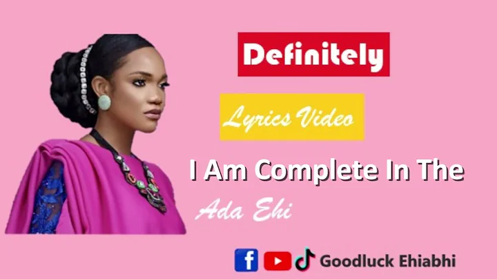 Ada Ehi-Definitely Lyrics Video #adaehi