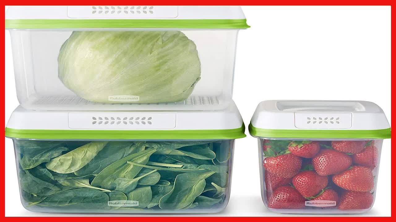Rubbermaid FreshWorks Produce Saver 6-pc. Food Storage Container Set
