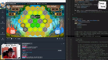 We begin! CodinGame Spring 2021
