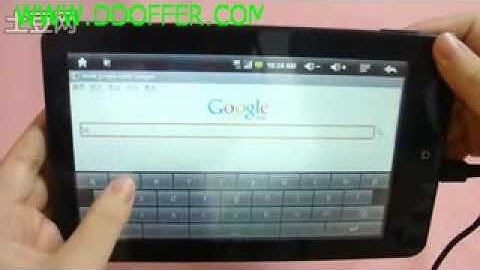 7 inch Touch Screen Google Android Rockchip 2808 Laptop Tablet