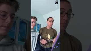 Coup de vieux de Bigflo, Oli et Julien Doré reprise par ukeolive et mon fils.