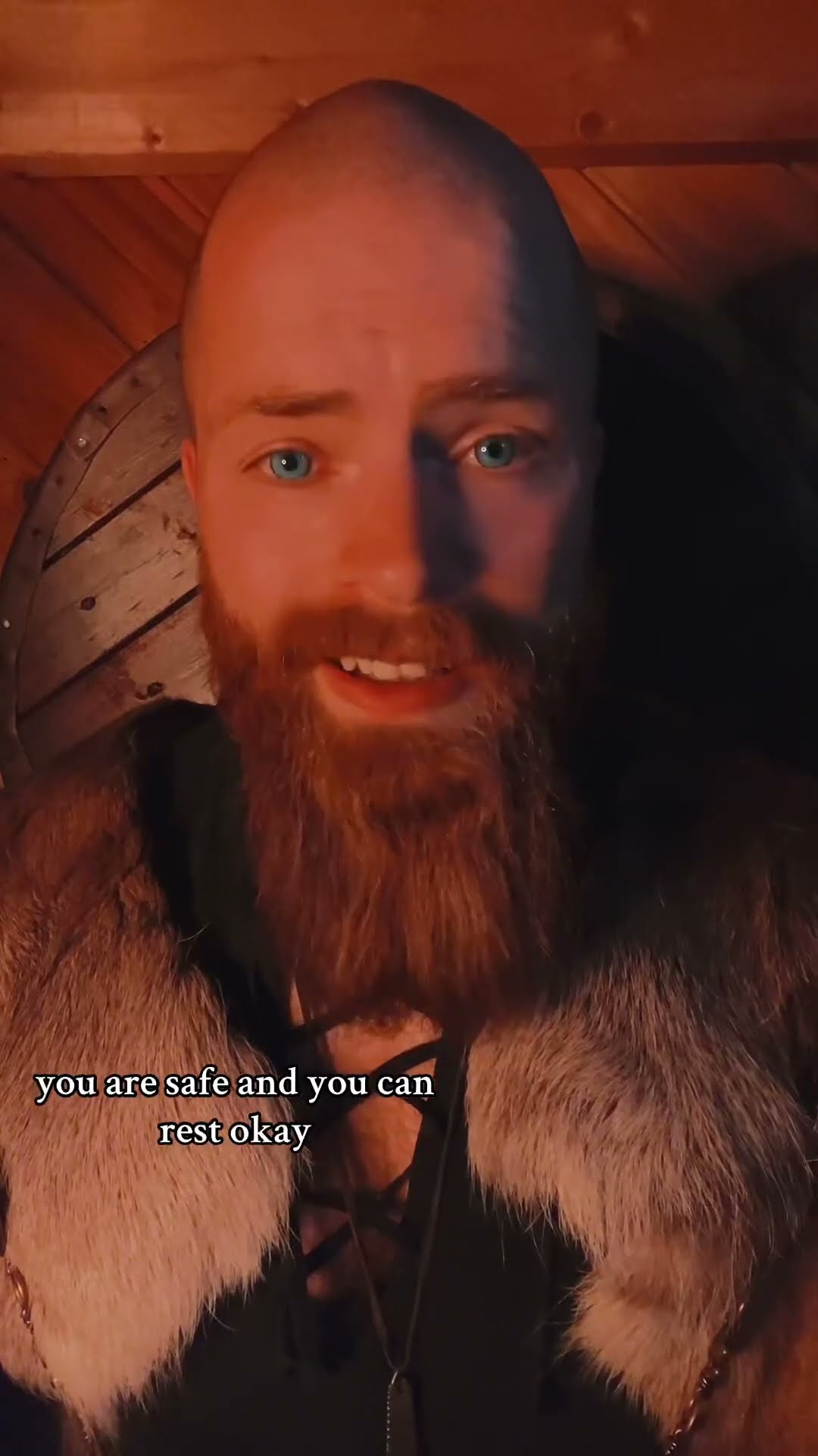 You’re safe here, go rest my friend. I’m on watch. ??⚒️ #vikings #wholesome #rest #skyrim