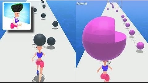 Afro Hair Run - All Levels Gameplay Walkthrough (Android, iOS)