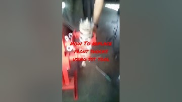how to replace front shocks using special tool #shots #special tool #shorts