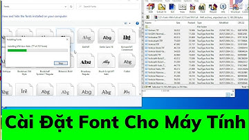 Copy font Vào Win10 Win11 | Cài Đặt Font Cho Máy Tính