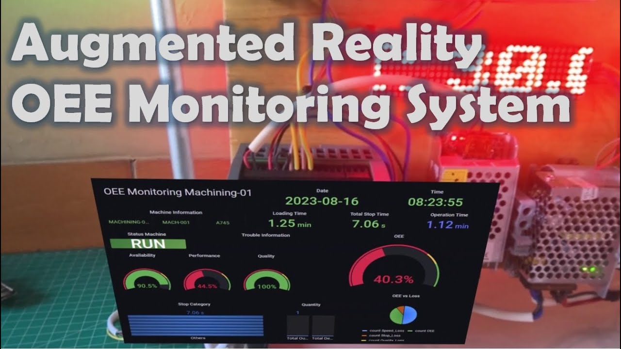 Augmented Reality OEE Monitoring System with Multi Marker - YouTube