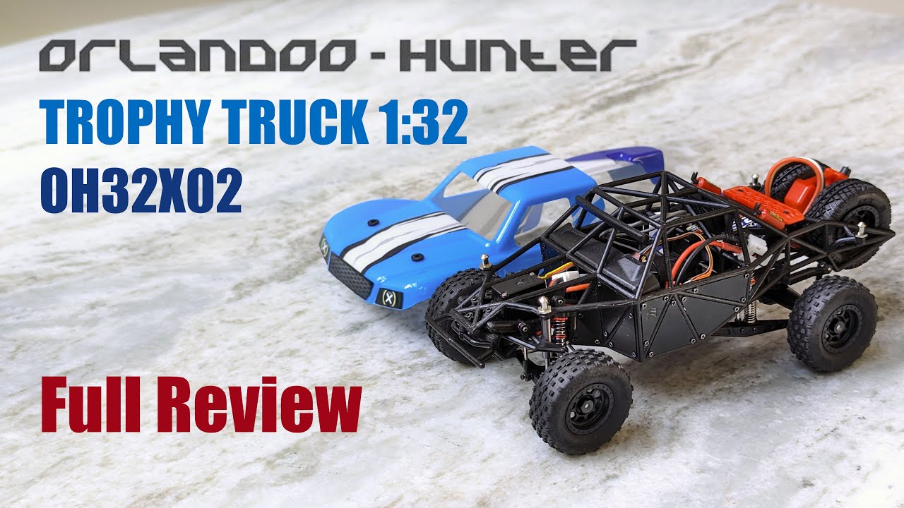 Orlandoo Hunter 1:32 Trophy Truck Full Review (OH32X02)