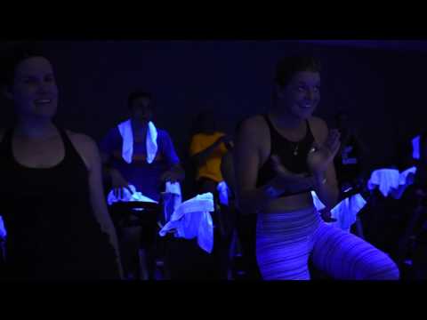 black light spin class