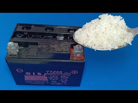 How to repair dead dry battery at home , Lead acid battery repairation