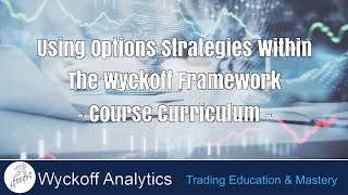 Using Options Strategies Within The Wyckoff Framework - Course Curriculum