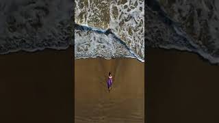The song of the sea 🌊 #goa goa #shorts #reels #drone #beach #interstellar #hanszimmer #shortsfeed
