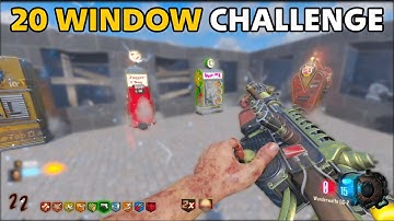 The 20 Window Zombie Challenge Map [BO3 Zombies]