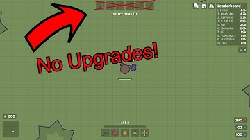 Moomoo.io NO UPGRADES CHALLENGE