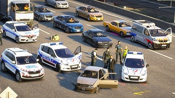 [GTA 5] ÉNORME COURSE POURSUITE AVEC LA POLICE SUR L