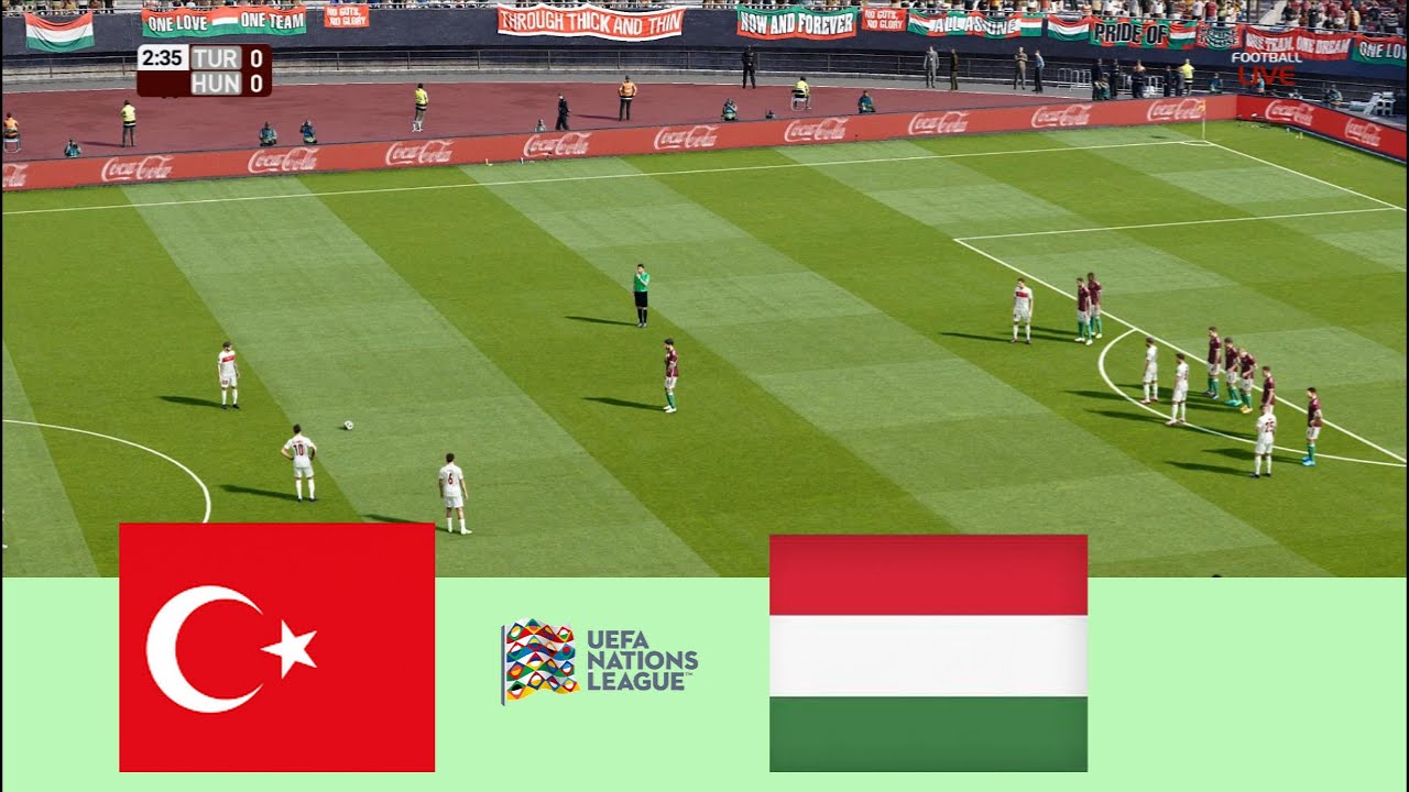 Turkey vs Hungary | UEFA Nations League | PES 2021 | PC Gameplay | 4K