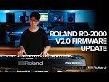 Roland rd2000 stage piano performance  v20 firmware update