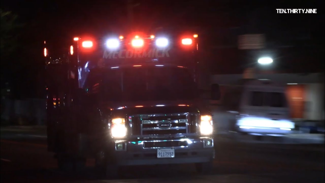 McCormick AMBULANCE 240 RESPONDING 