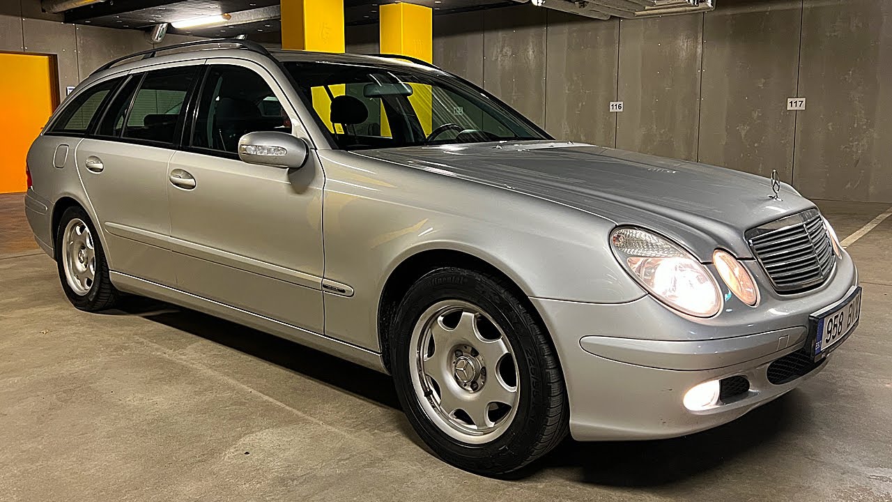 Обзор Mercedes-Benz E220 CDI W211 E-Class (2.1 150HP) - экстерьер, интерьер, запуск, характеристики