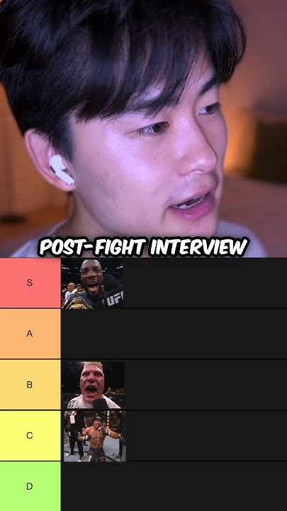ufc post fight interview holi
