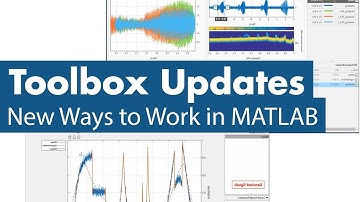 Toolbox Updates - New Ways to Work in MATLAB