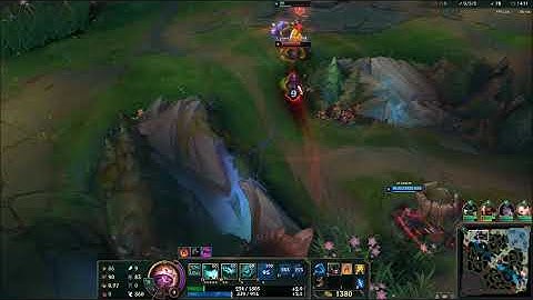 LoL Replay #49 - Maokai Dodges Rek