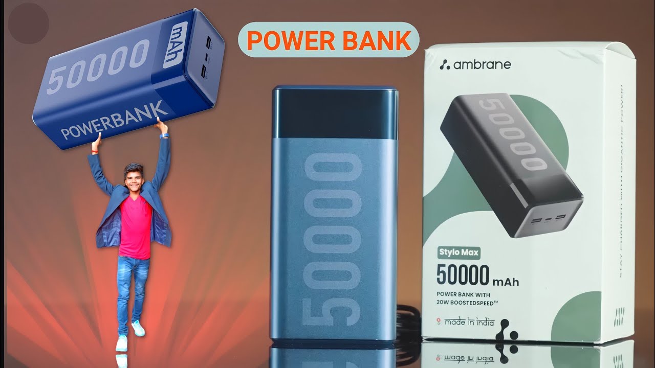 50000mAh Power Bank, World's Largest 50000mAh Power Bank, Best Powerbank  2023