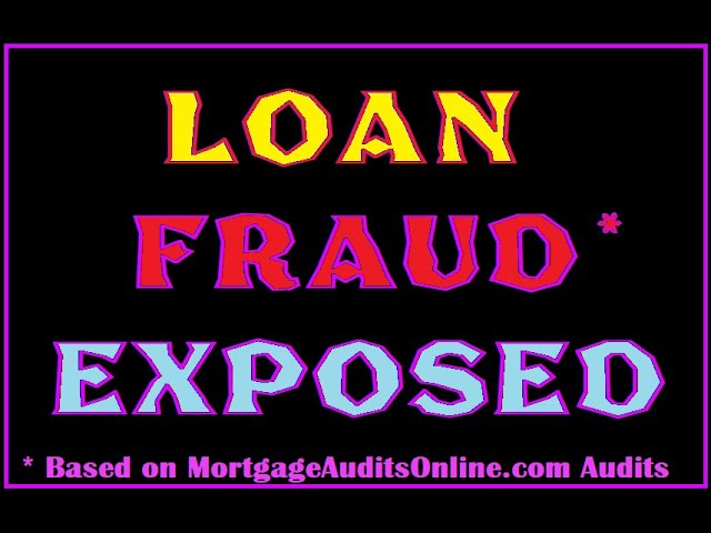 FRAUD IN MORTGAGES ?  Yes, it is in almost every one!