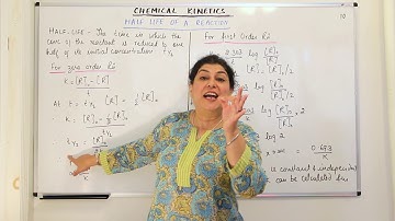 Half Life Of A Reaction - Chemical Kinetics #10