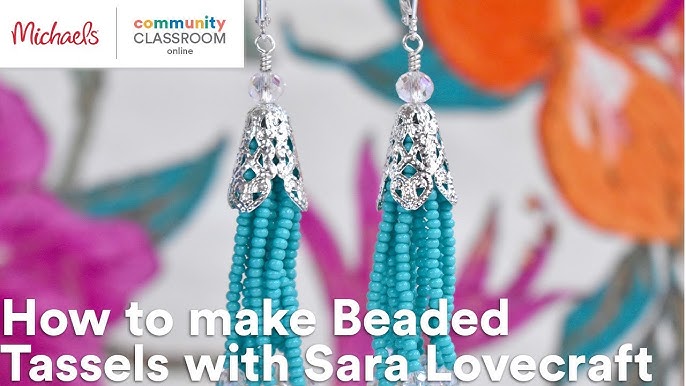 Beadia 1pc Tassels Fringe DIY Earrings Accessories Silk Tassels