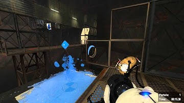 Portal 2: Propulsion Flings - 2 portals *FAIL*