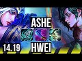 ASHE &amp; Leona vs HWEI &amp; Senna (ADC) | 8k comeback, 36k DMG | EUW Grandmaster | 14.19